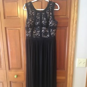JM Richards long black dress size 14